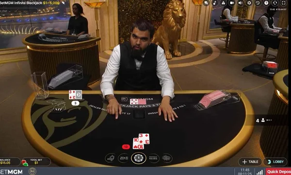 Live Blackjack VIP Tables