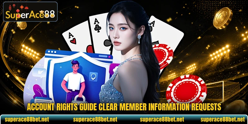 Account rights guide clear member information requests