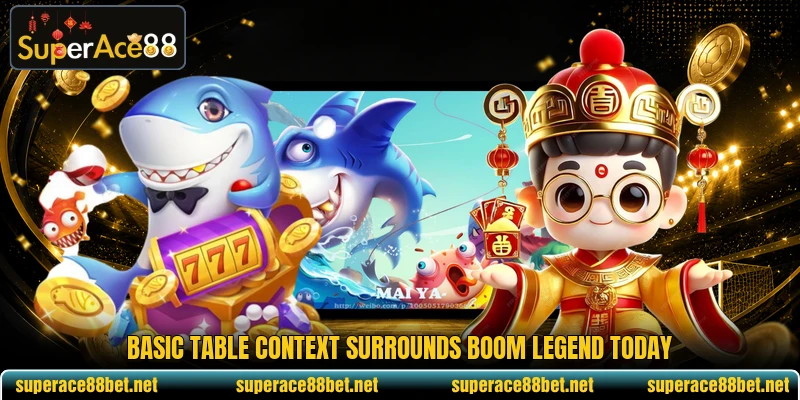 Basic table context surrounds Boom Legend today Basic table context surrounds Boom Legend today