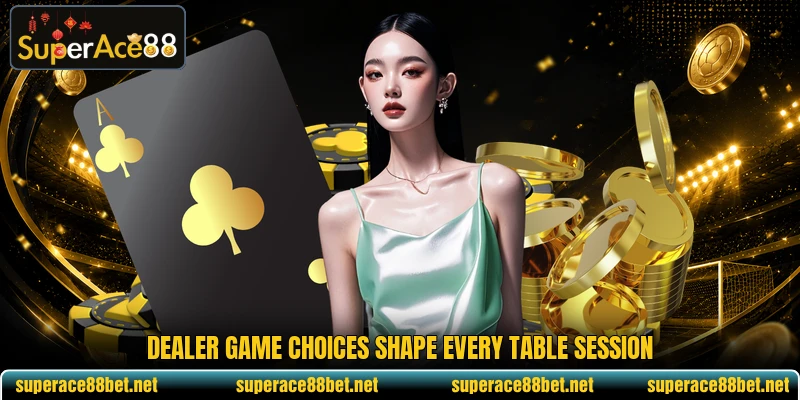 Dealer game choices shape every table session Dealer game choices shape every table session