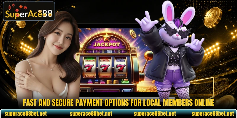 Fast and secure payment options for local members online Fast and secure payment options for local members online