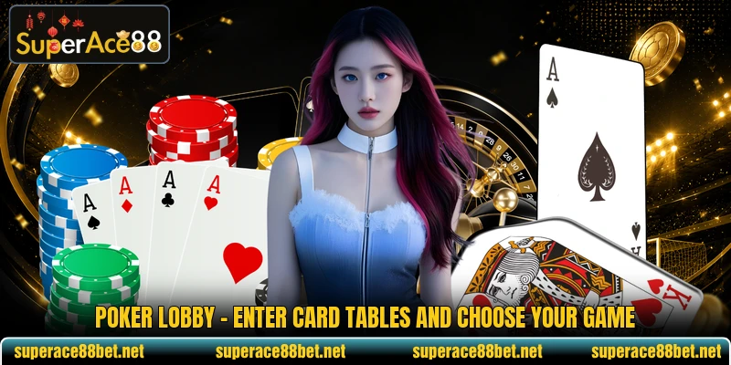 Poker Lobby - Enter Card Tables And Choose Your Game