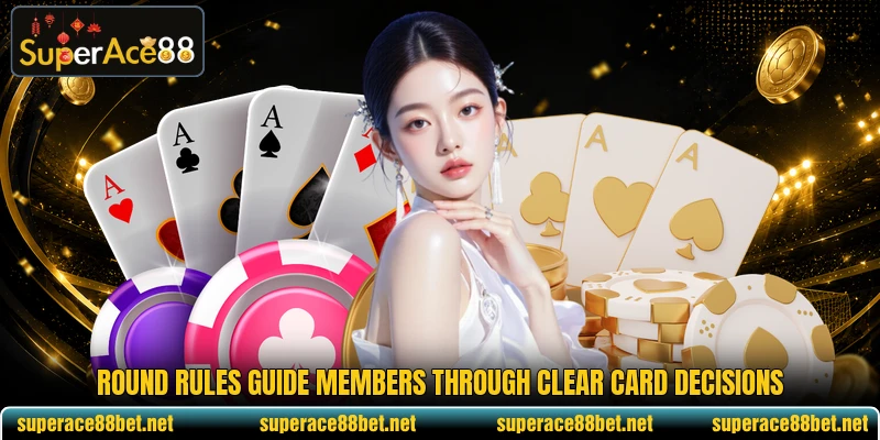 Round rules guide members through clear card decisions Round rules guide members through clear card decisions