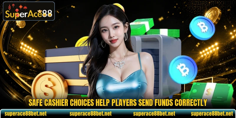 Safe cashier choices help players send funds correctly