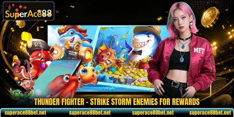 Thunder Fighter - Strike Storm Enemies For Rewards